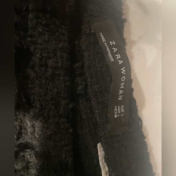 Zara Tweed Black Skort - Picture 5 of 6